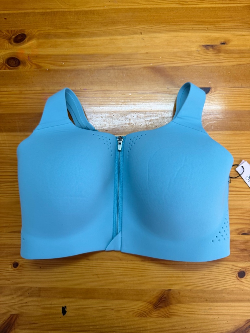 Victorias Secret VSX Featherweight Max High Impact Sports Bra Turquoise 34DDD